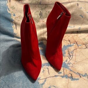 Jessica Simpson Red Heeled Boots